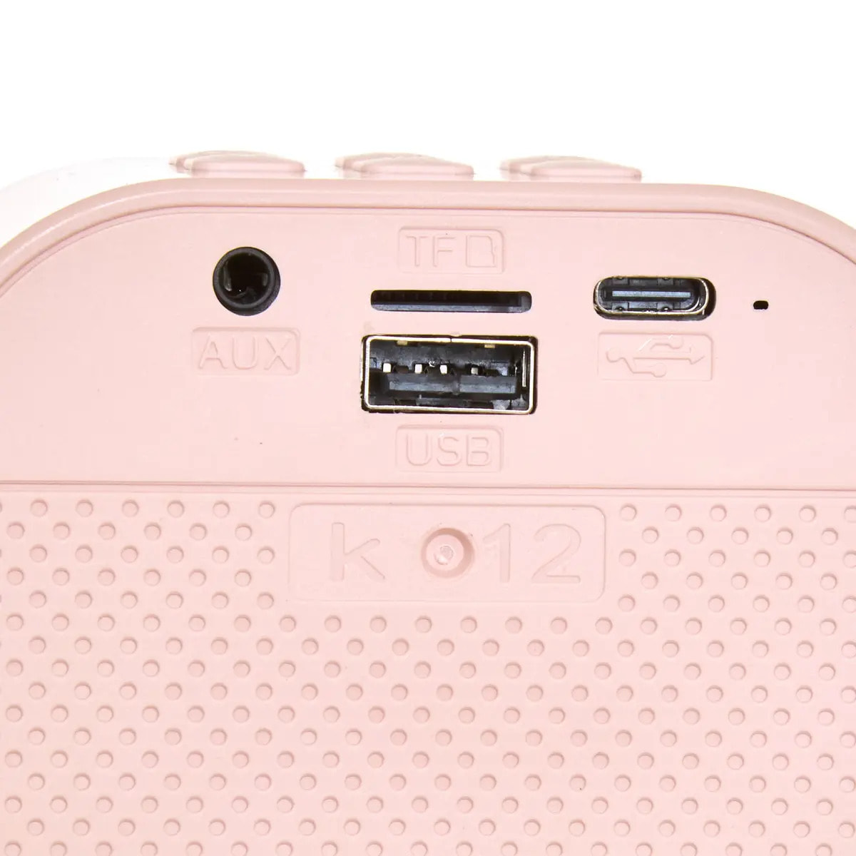 Set Karaoké Kara avec enceinte portable et 2 micros rose