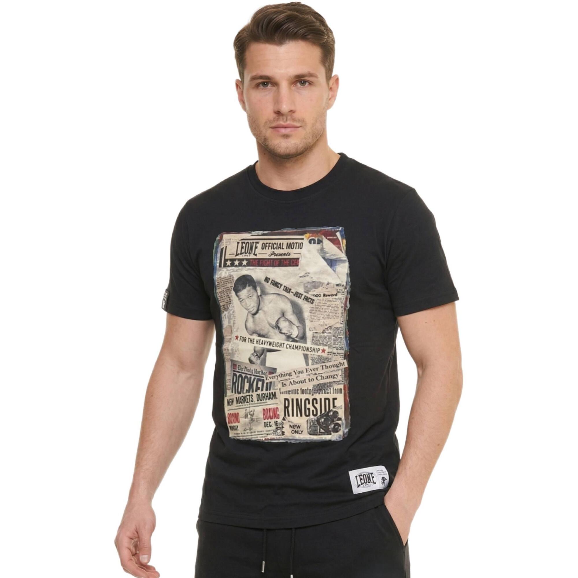 Camiseta de hombre Leone 1947 Apparel con estampado llamativo. Estilo urbano deportivo.