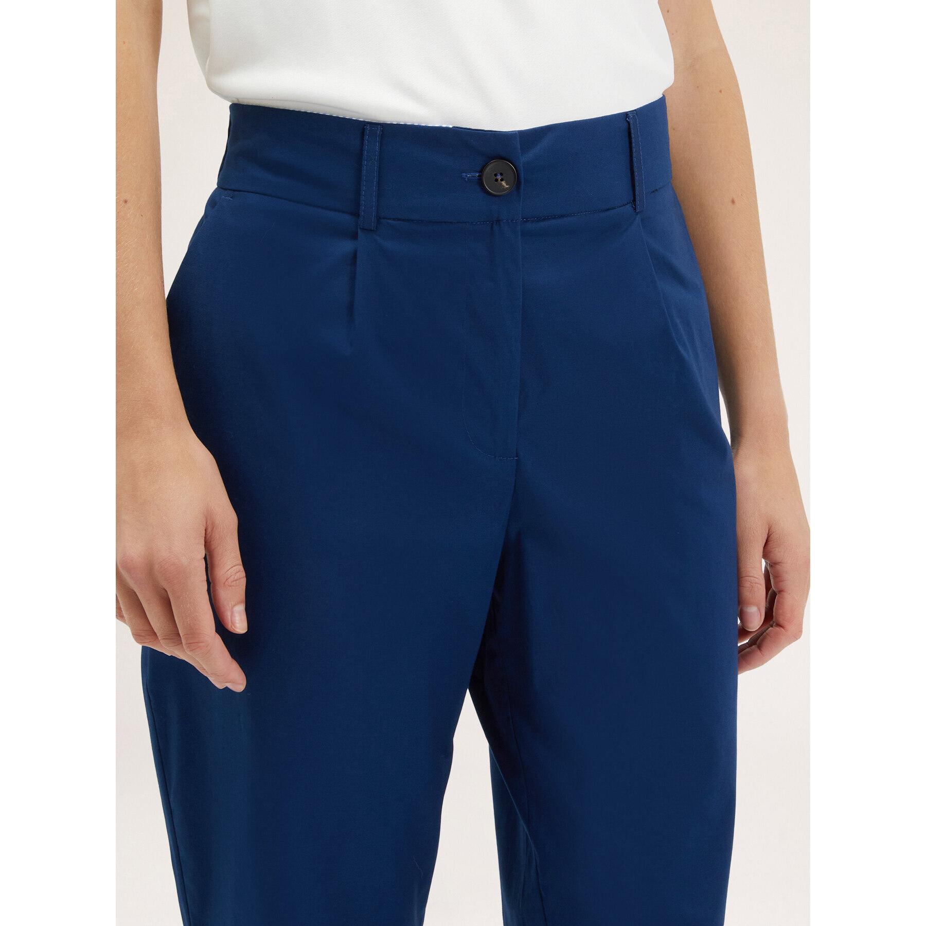 Motivi - Pantaloni baggy in cotone - Blu