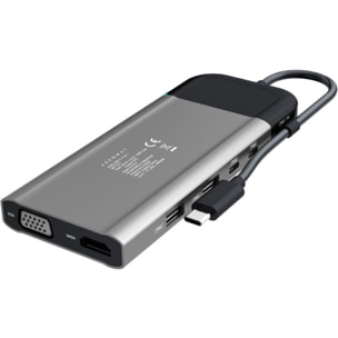 Hub USB C ADEQWAT USB-C / multiports 11 en 1