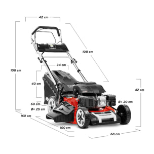 Cortacésped  autopropulsado motor 4 tiempos 224cc y 7.5cv -Greencut GLM880XE