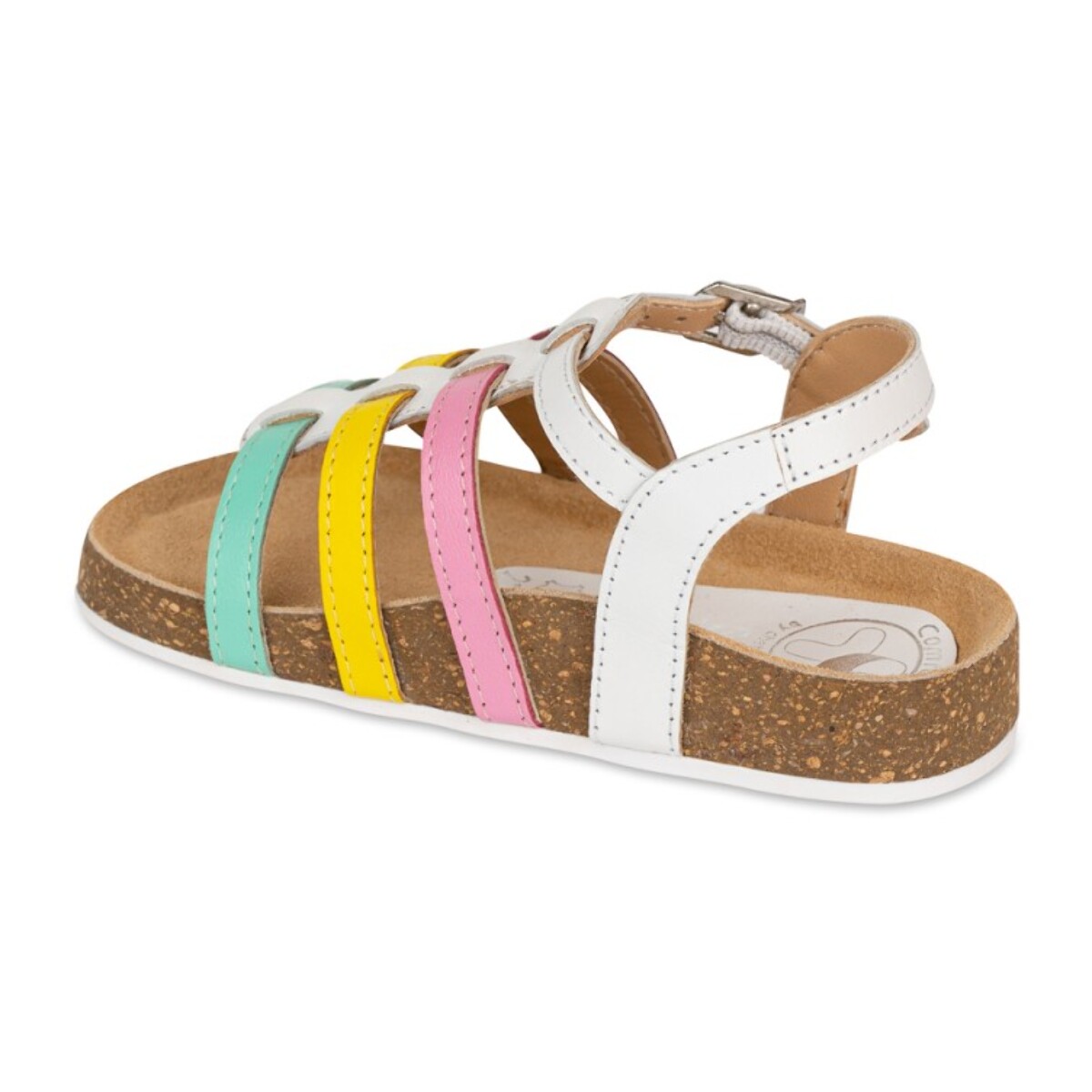 Sandalia Bios Piel  Cabra. Hebilla