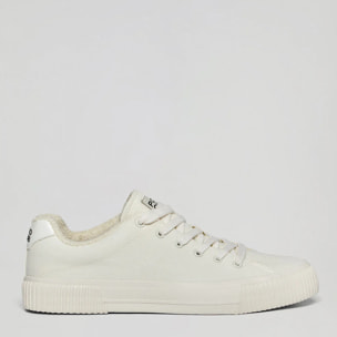 Sneaker Habana in tela bianche da donna con dettagli Polo Club