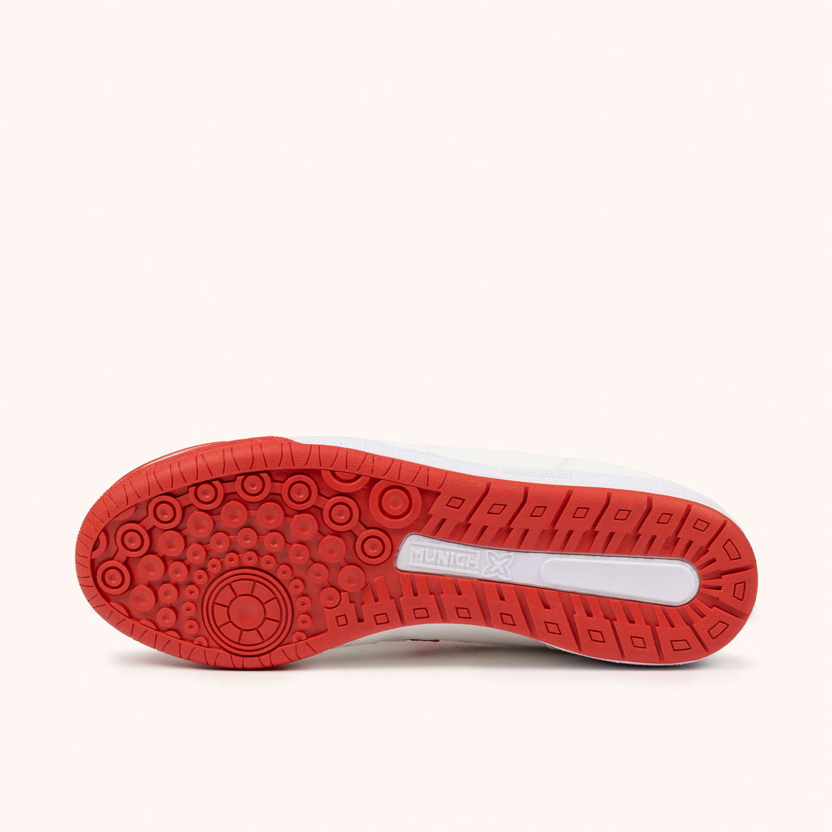 MUNICH G-3 455 Zapatillas de Fútbol Sala Técnicas Blanco y Rojo
