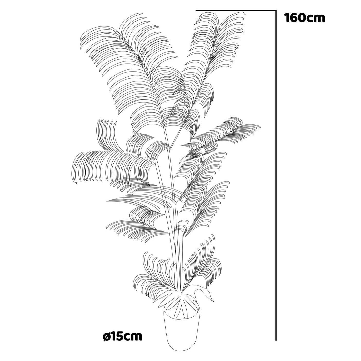 Potted- Pianta Artificiale in vaso H160 cm