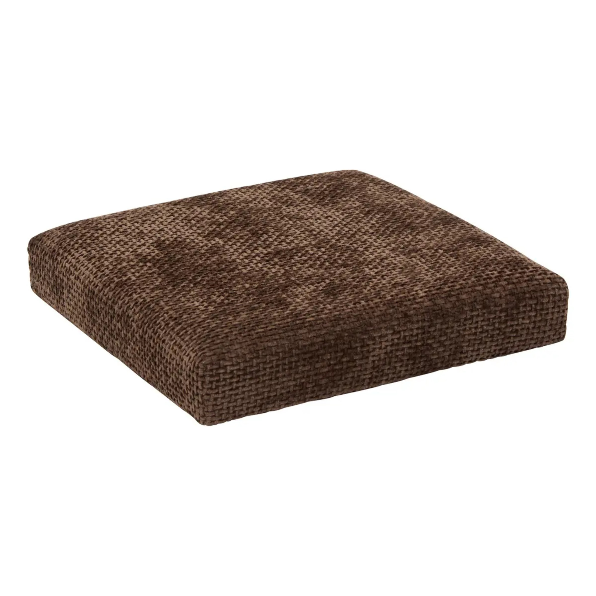 Pouf Mix'N Modul carré pliable 31x31cm marron