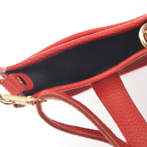 Borsa a spalla Anna Luchini Rosso