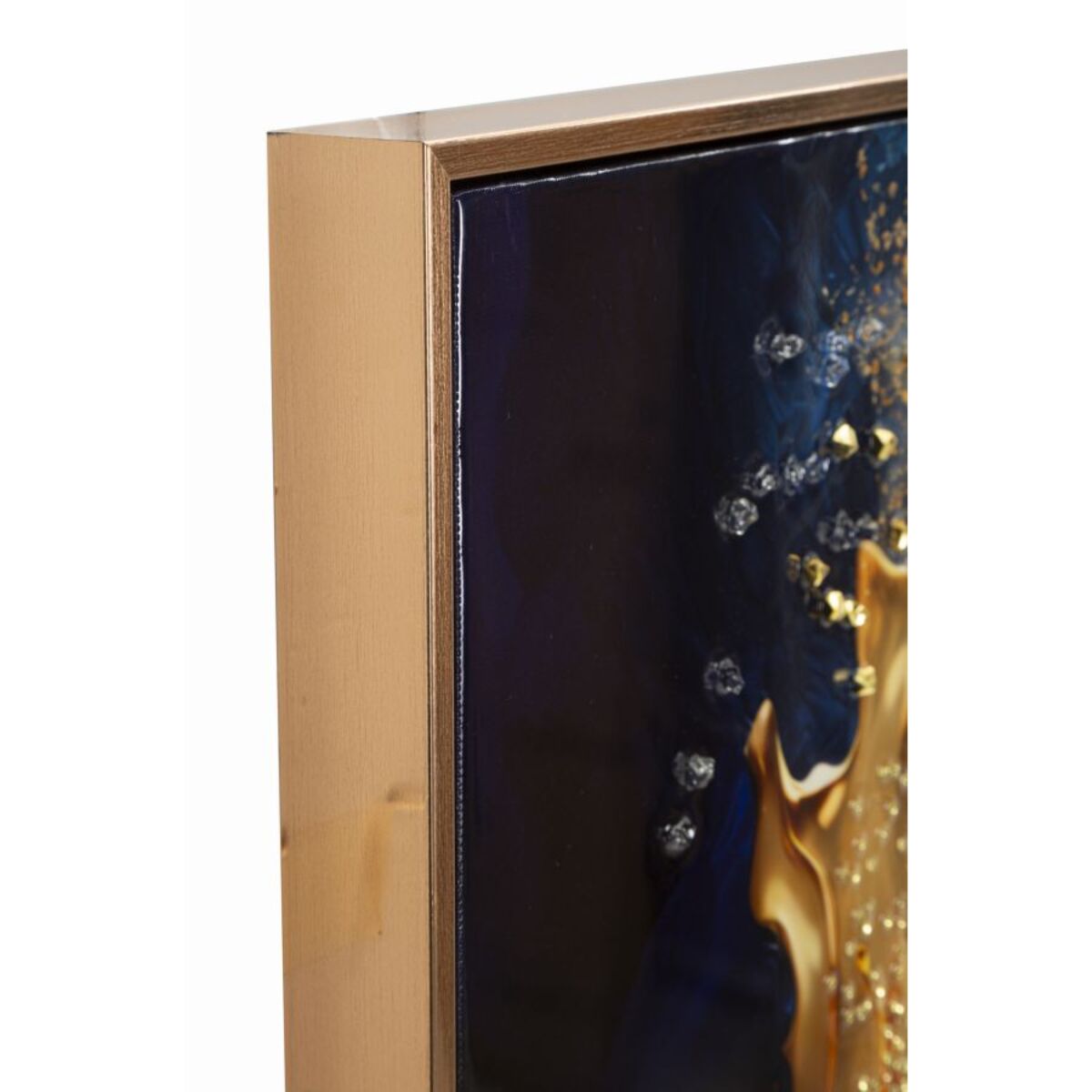 STAMPA SU TELA LACCATA C/CORNICE ANDROMEDA -A- CM 60X4X90