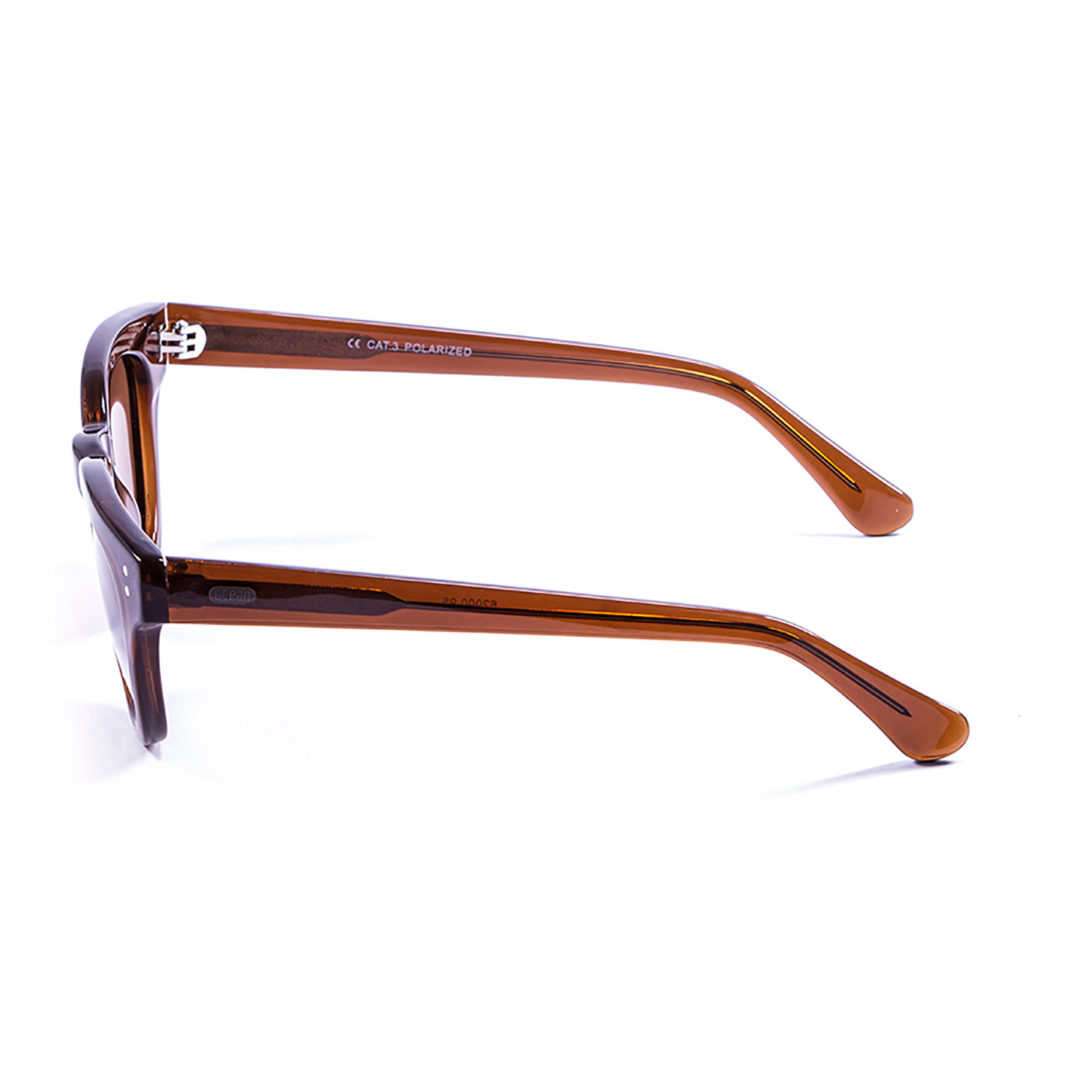 Gafas de sol OCEAN SANTA CRUZ - Marrón oscuro transparente / Marrón