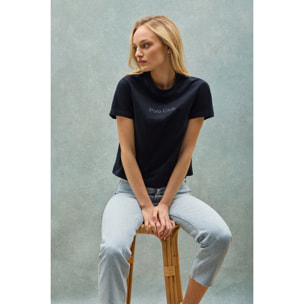 Camiseta Tori azul marino con logo Minimal Combo Polo Club