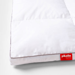 Topper de Plumón 100% Natural de 5cm de grosor | Confort Hotel de Lujo | Funda 100% Algodón