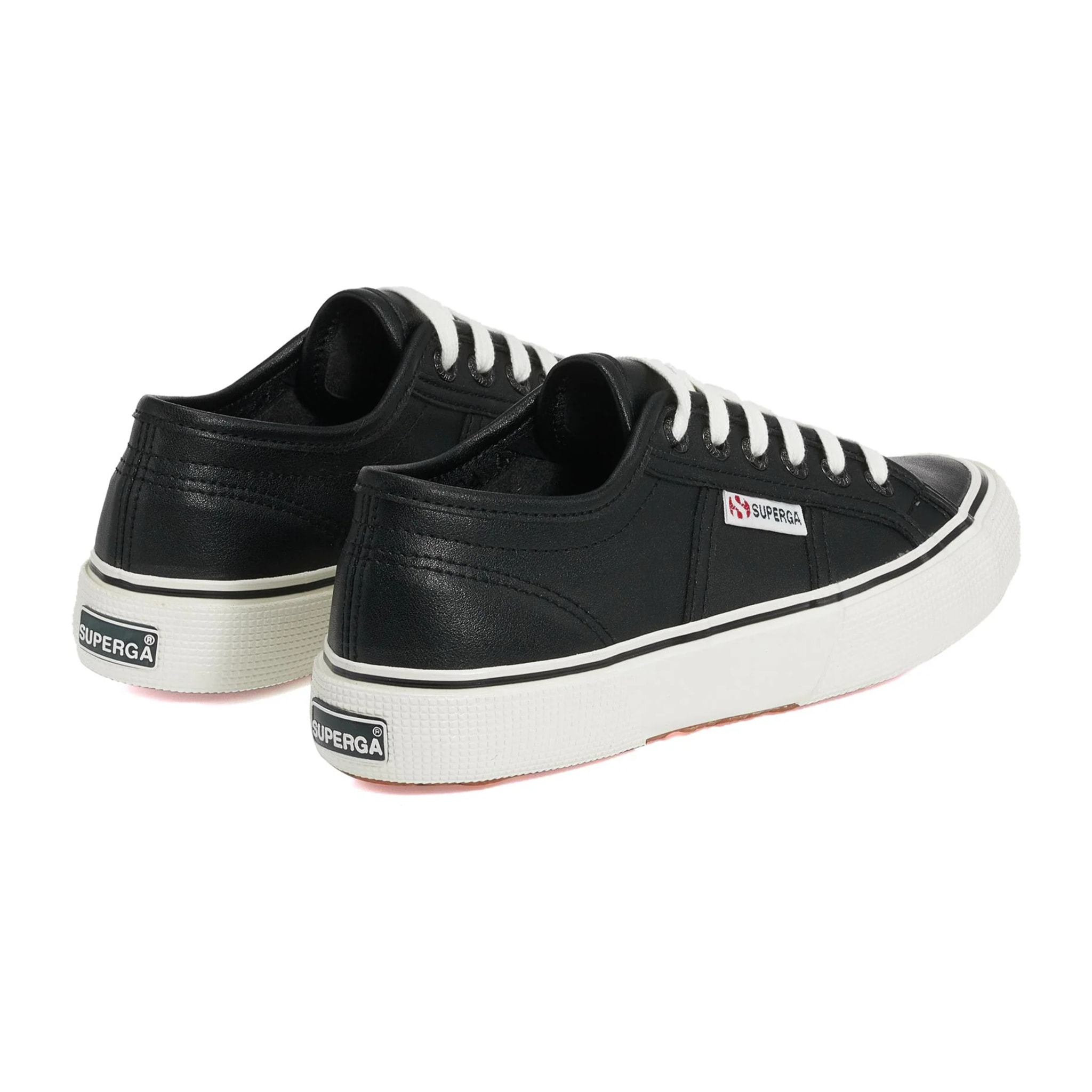 Superga - Uomo Donna Nero - 2490 VEGAN FAUX LEATHER