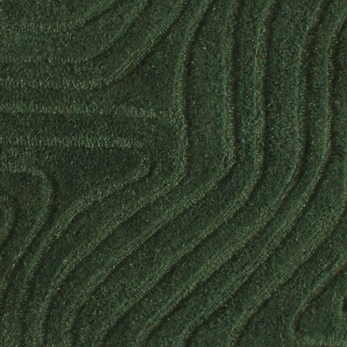 Tapis Salon 160 x 230 cm, Vert, noir, Laine chaude, motif abstrait en relief, création authentique