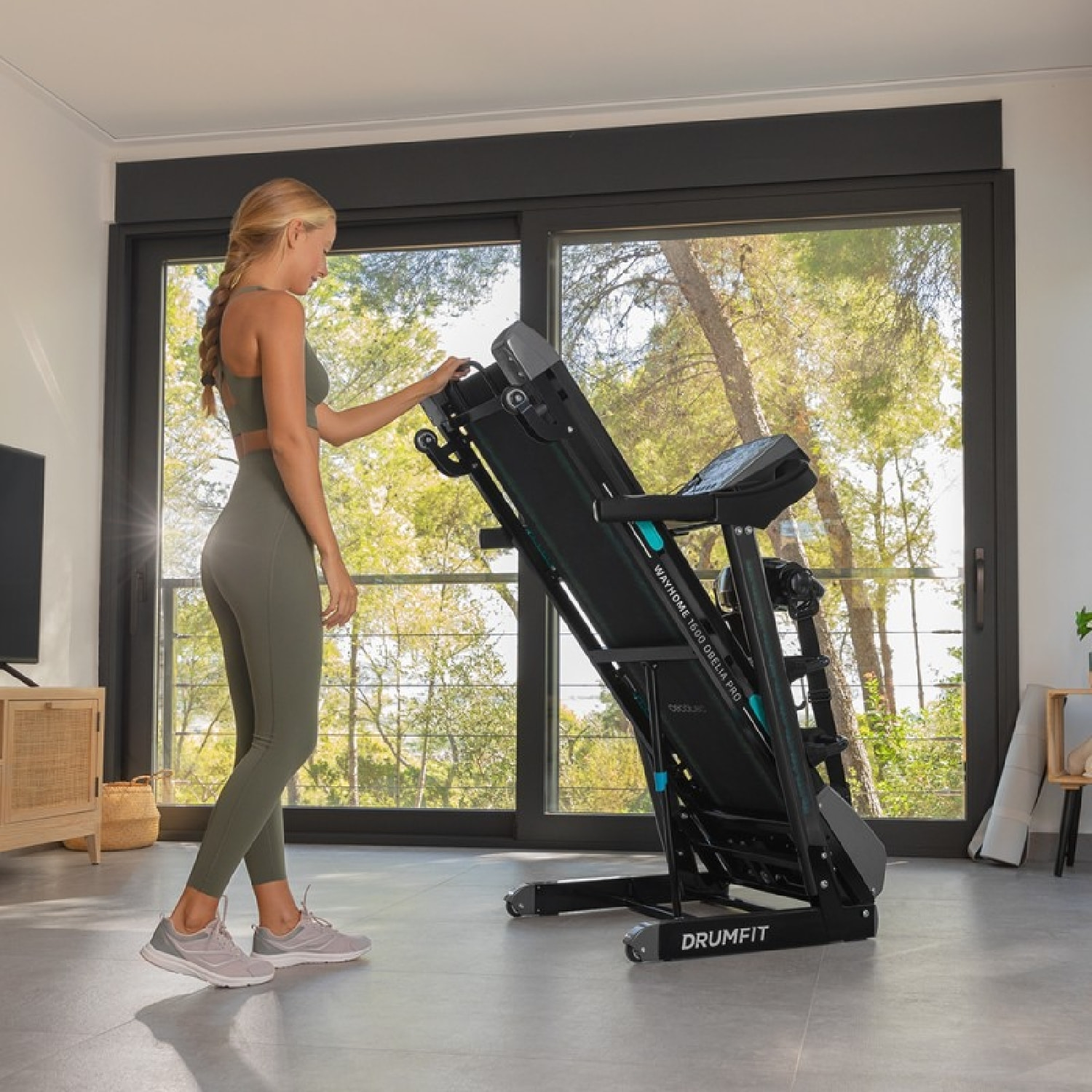 Cecotec Tapis de course DrumFit WayHome 1600 Obelia Pro
