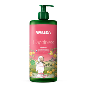 WELEDA - Gel Douche Happiness Pamplemousse Pétillant - 750 ml
