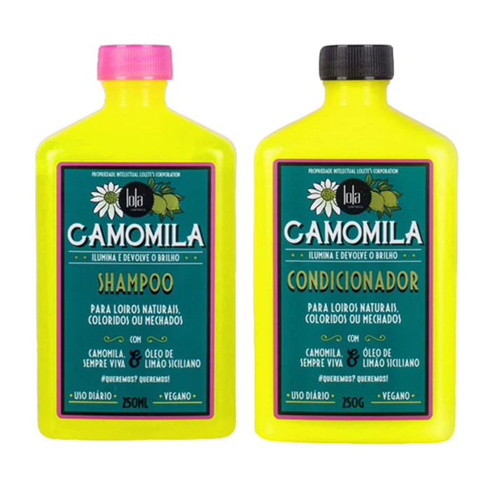 LOLA Kit Camomila Shampoo 250ml + Condicionador 250ml