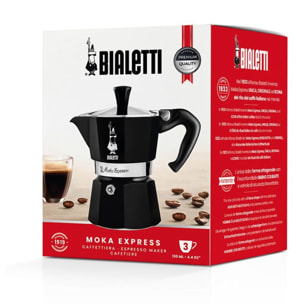 Cafetière italienne BIALETTI MOKA EXPRESS NOIR 3 TASSES