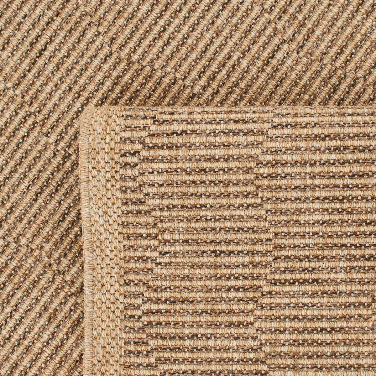 Tapis jute à poils ras indoor outdoor