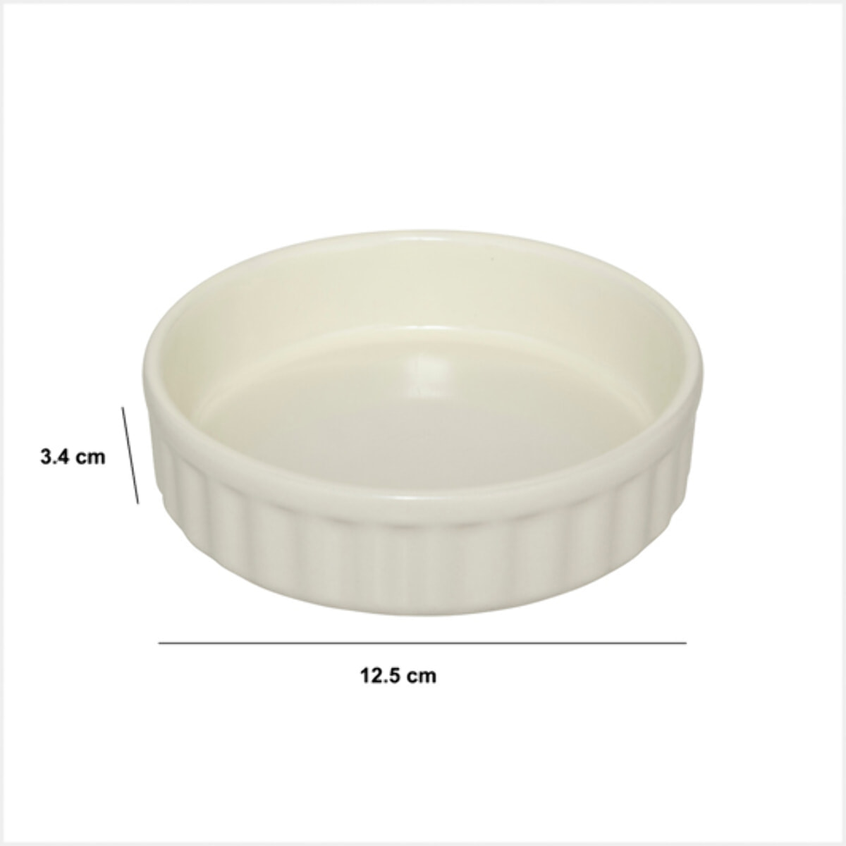 Plat à crême brulée 12cm