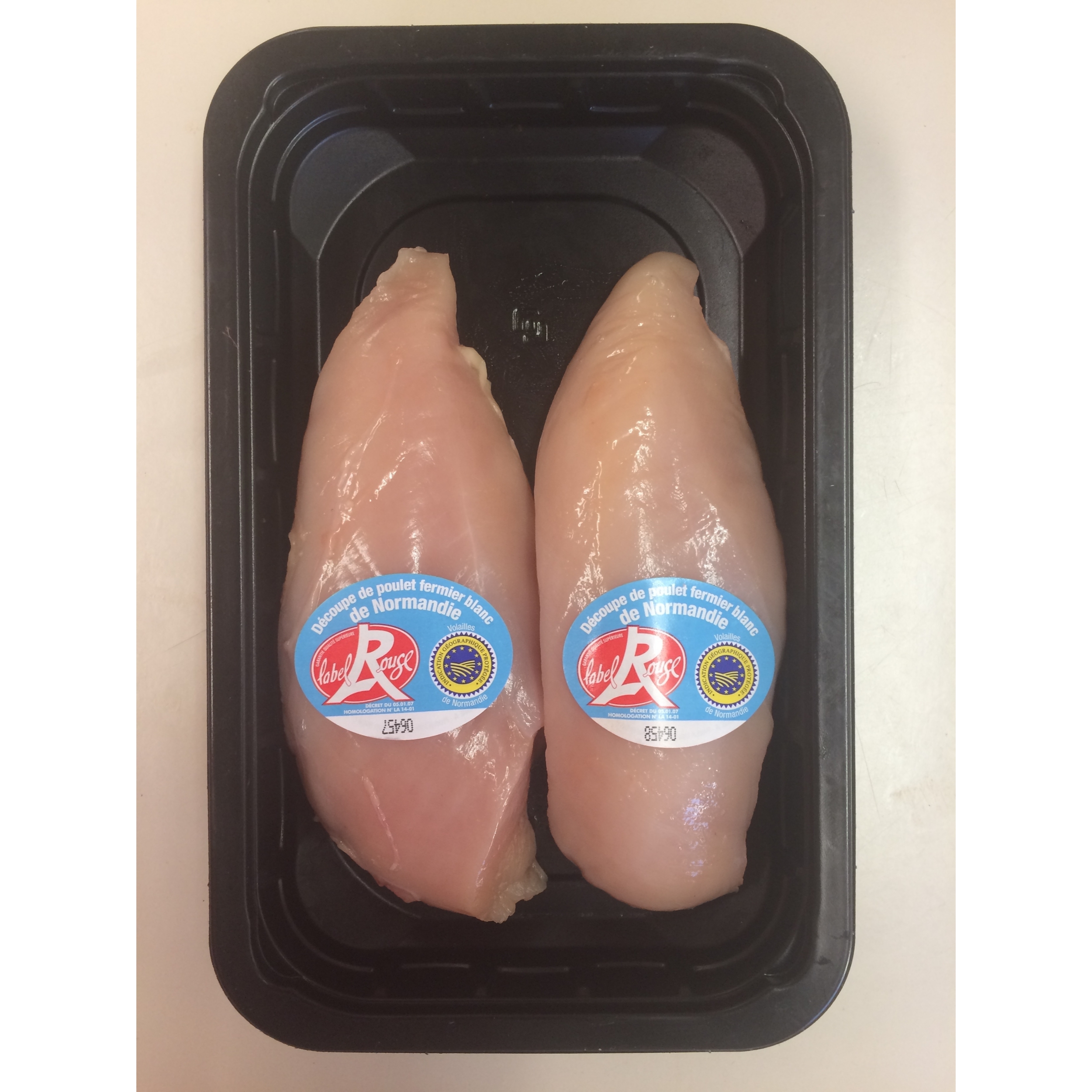 4 Filets de Poulet Fermier Label Rouge Blanc - 600g - Normandie				"