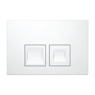 Pack WC Bati-support Geberit + WC Swiss Aqua Technologies sans bride + Plaque blanche + Set habillage (SATrimlessGeb1-sabo)