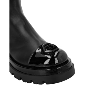 PHILIPP PLEIN Boots Mid Flat HEXAGON