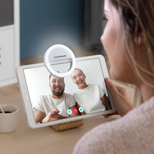 Ring Light Ricaricabile per Selfie Instahoop InnovaGoods