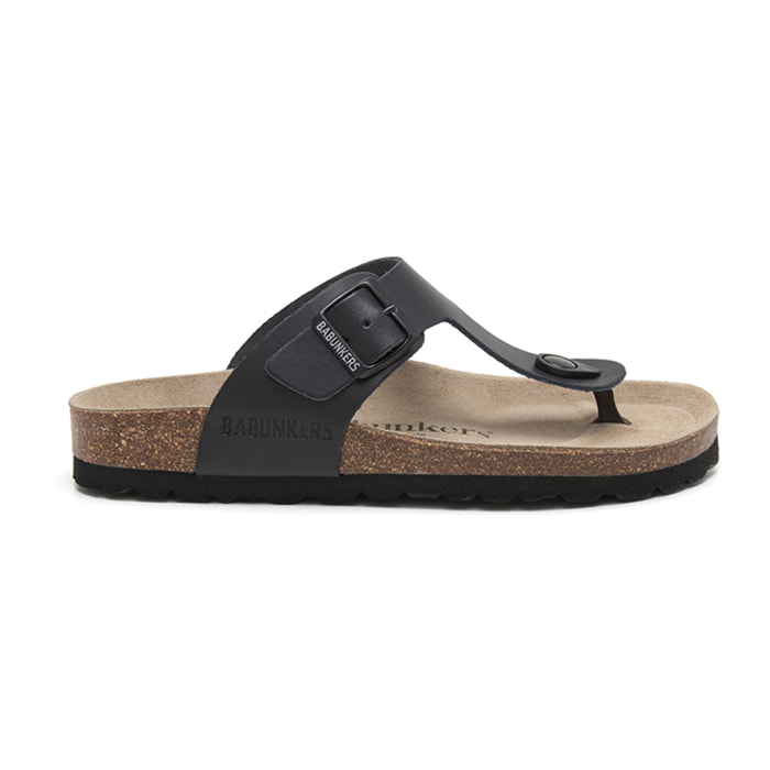 SANDALIA BABUNKERS NEGRO