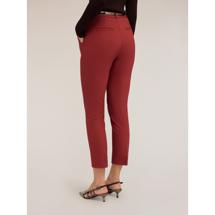 Motivi - Pantaloni regular - Bordeaux