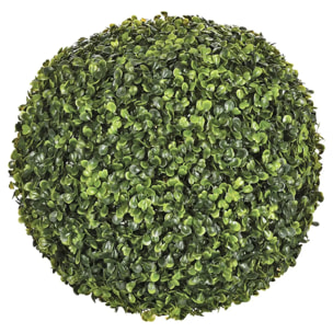 Boule de buis artificiel vert D38cm