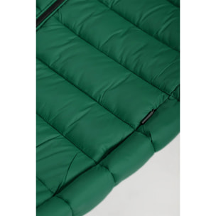 Chaleco verde bosque de acolchado ligero con print Rigby Go