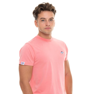 Camiseta de manga corta para hombre con lavado pastel