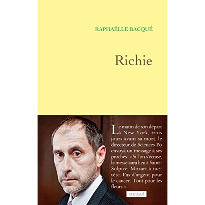 Bacqué, Raphaëlle | Richie | Livre d'occasion