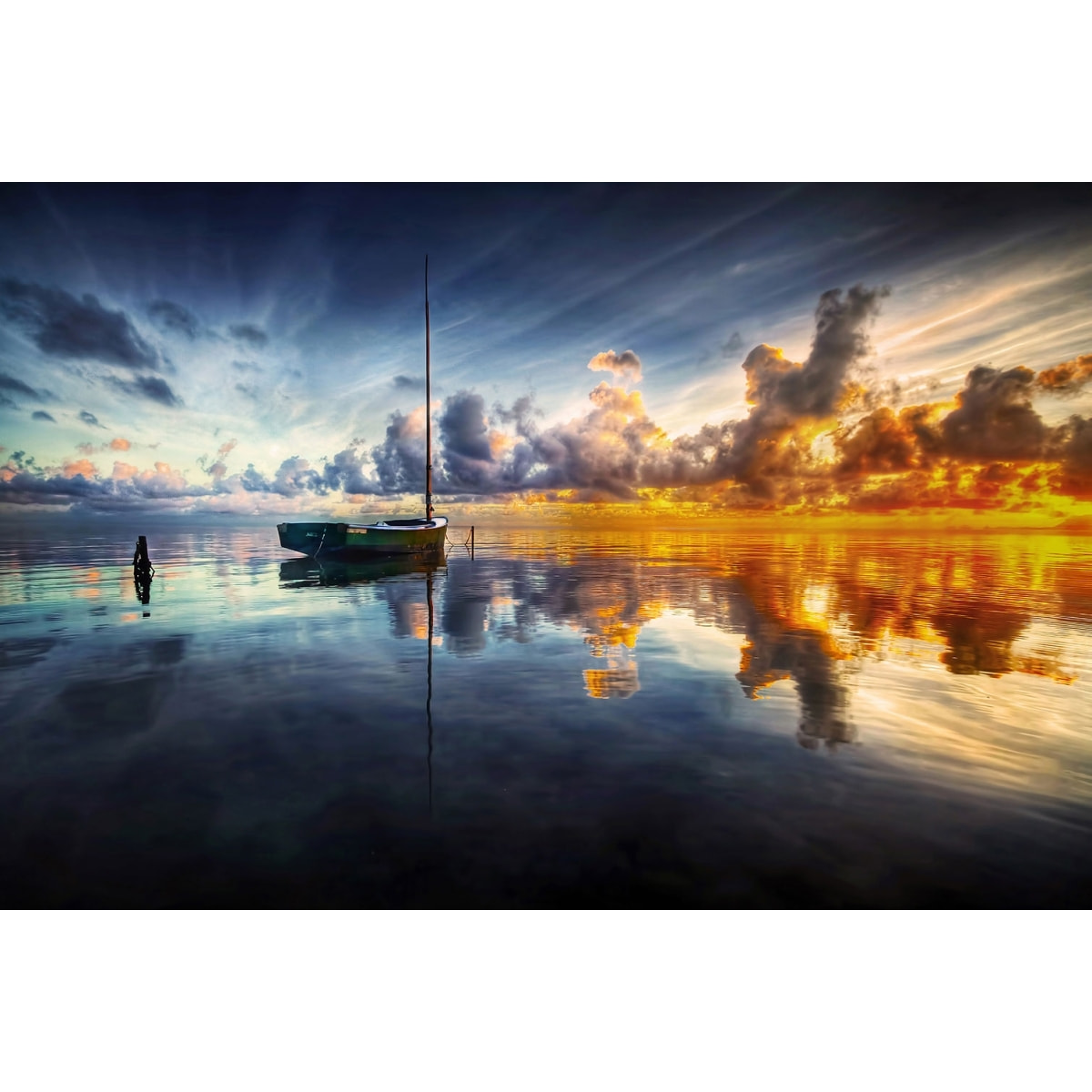 Tableau beauté des lacs Tableau alu Dibond