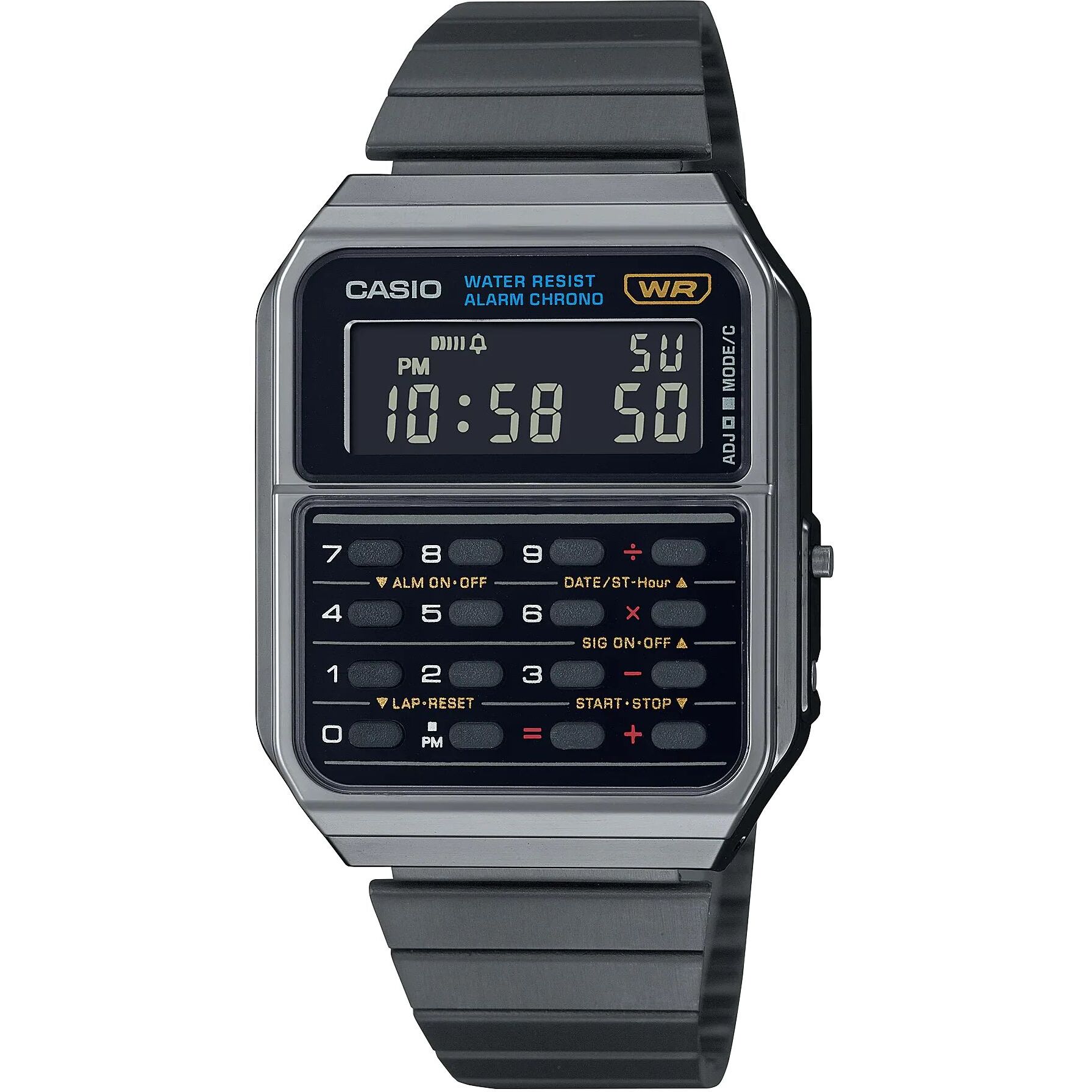 Reloj Casio CA-500WEGG-1BEF Unisex Digital Cuarzo con Correa de Acero inoxidable