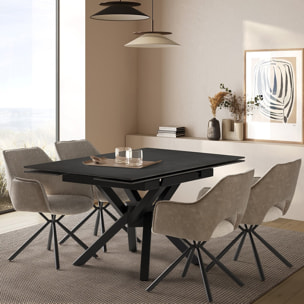 Table à manger extensible carrée céramique - ZOA