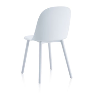 Pack 4 sillas de comedor Sabra Blanco