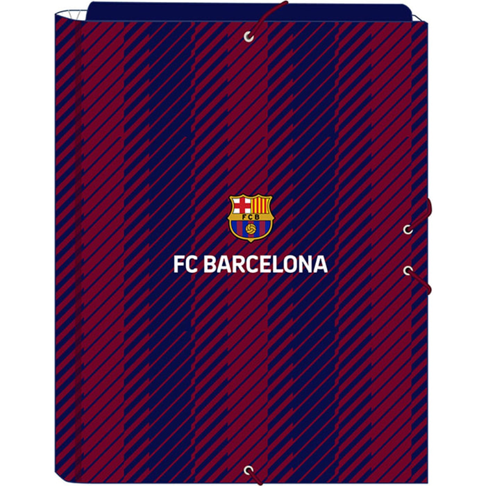 Carpeta folio 3 solapas f.c.barcelona