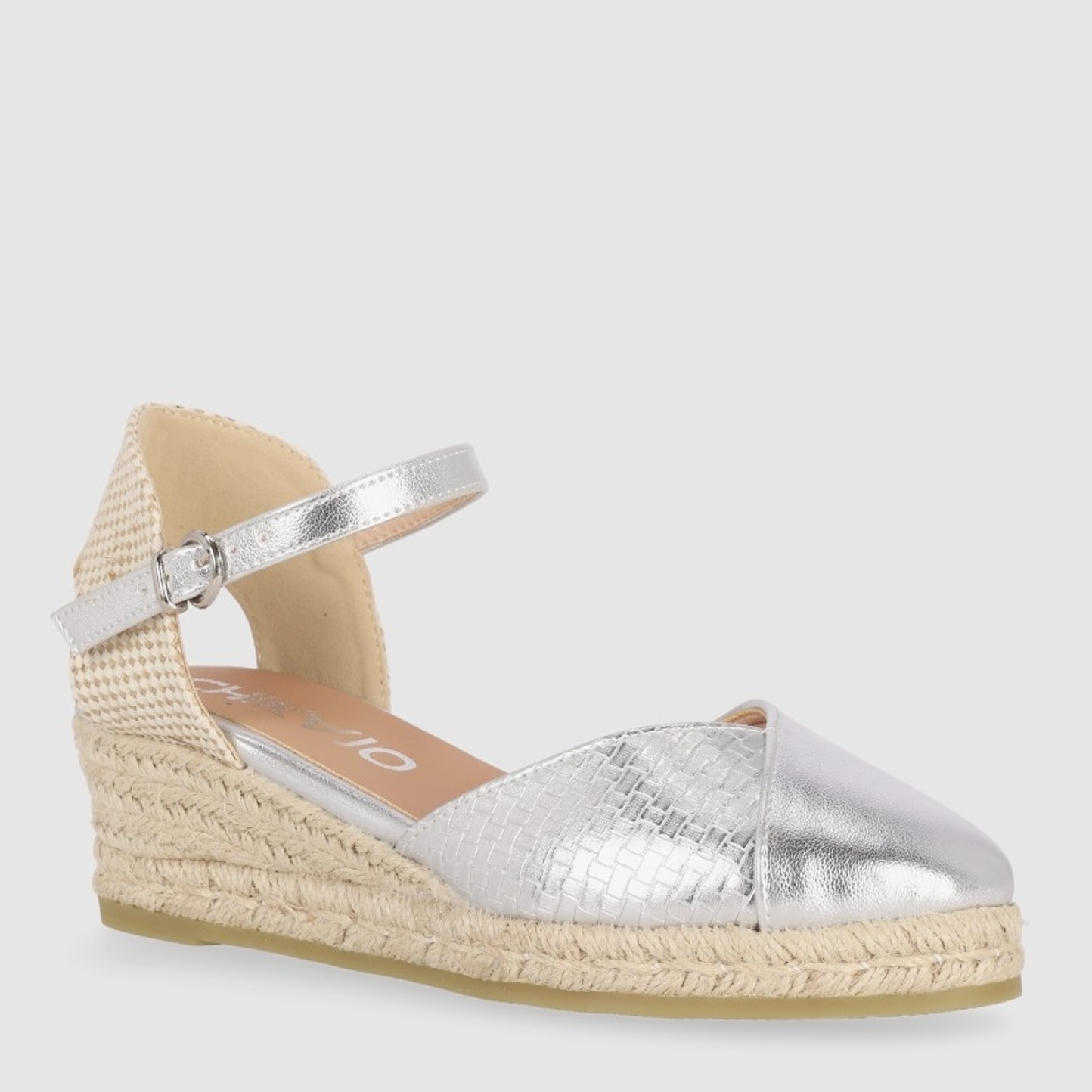 Sandalias - Plata - Tacón: 5 cm