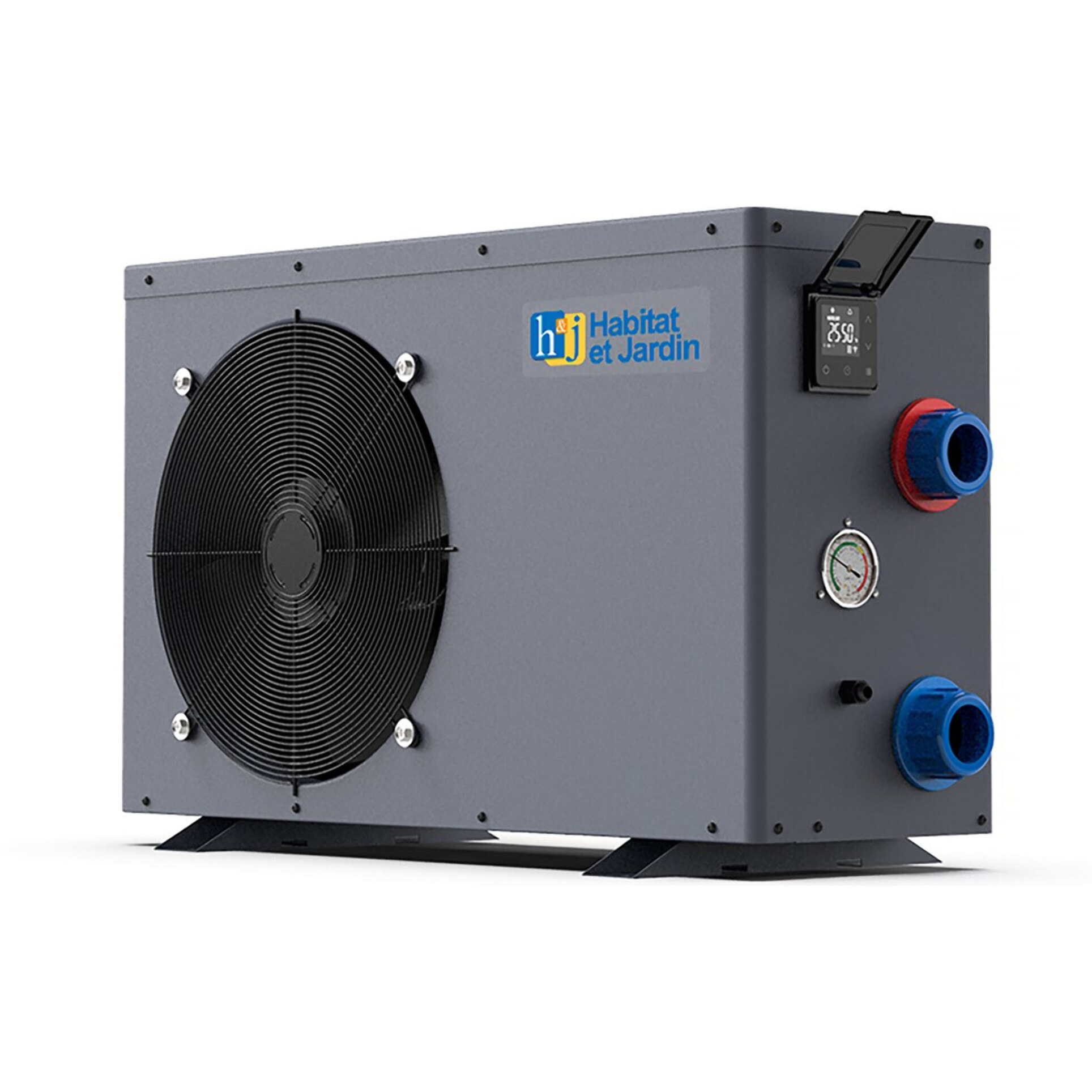 Piscine bois rectangle " Panama 130 "- 6.20 x 4.10 x 1.31 m + Pompe à chaleur - Puissance 6.1 kW