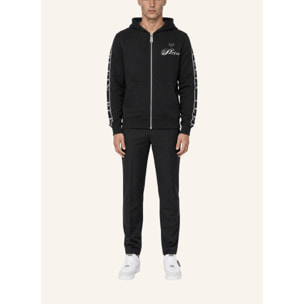 PHILIPP PLEIN Felpa con zip e cappuccio TEDDY