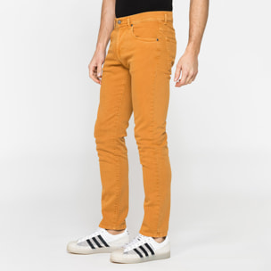 JEANS COLOR SLIM FIT IN BULL DENIM STRETCH TINTO OLD