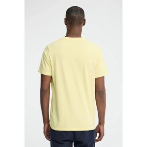 Camiseta amarillo claro de manga corta y bordado Rigby Go