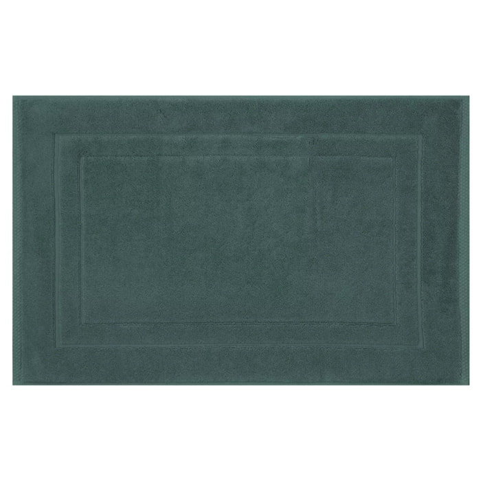Tapis de bain pur coton 900 g/m² uni anthracite Elea crepuscule