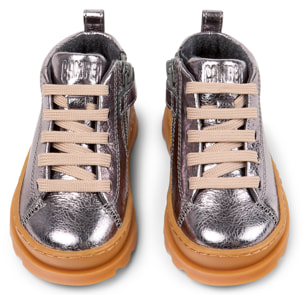 Botines - CAMPER Brutus - Gris - Cuero liso
