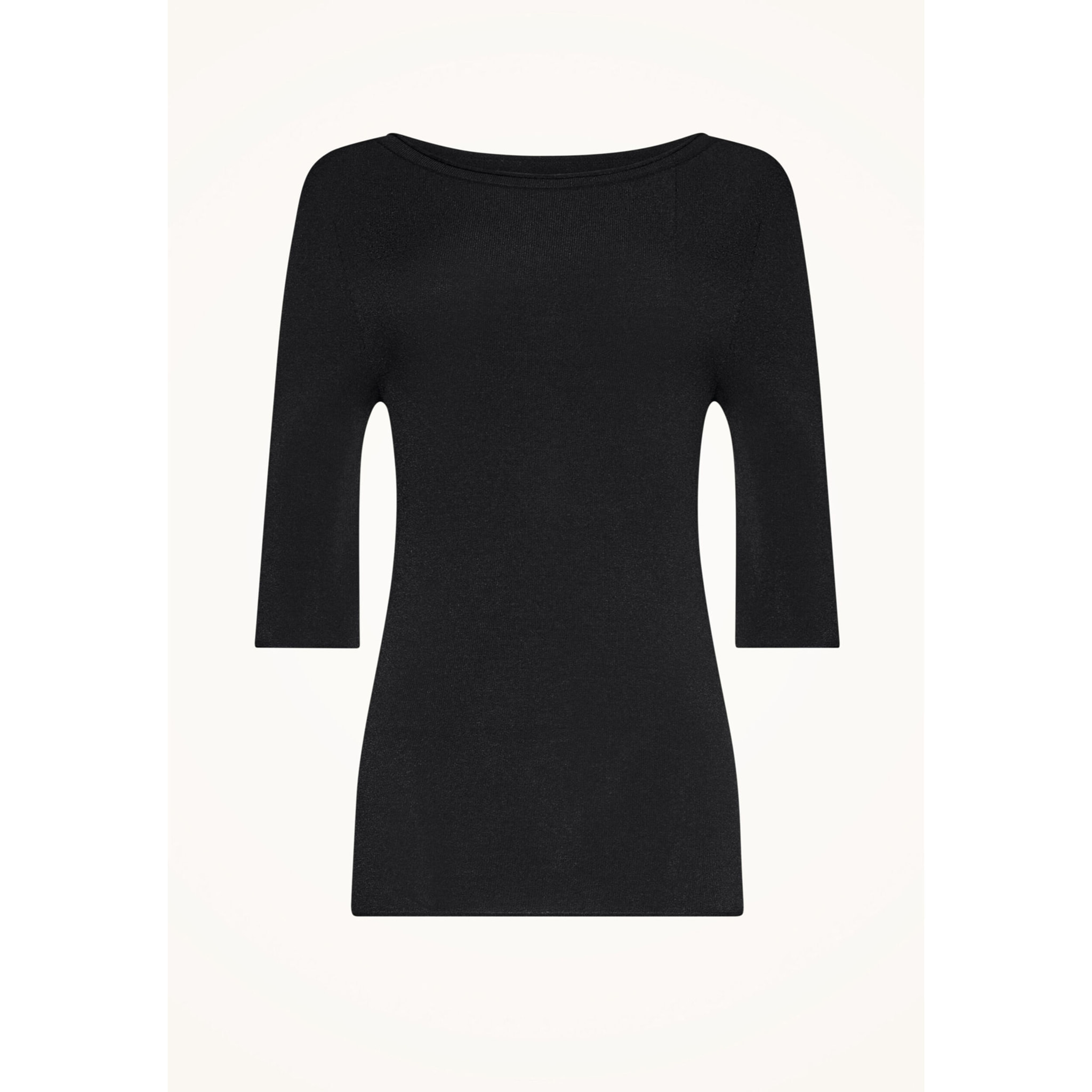 Top a maniche corte Viscose Knit Top Short Sleeves