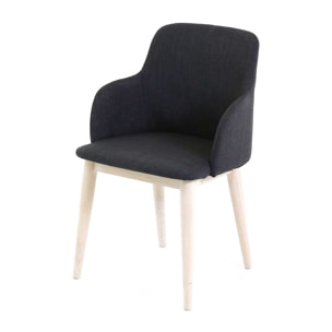 Fauteuil gris foncé