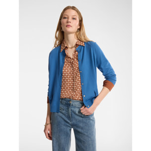 Elena Mirò - Cardigan con bottoni - Bluette