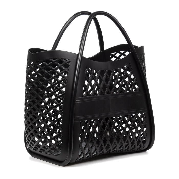 Borsa cestino Villamar Shopper. Pvc forato dal design esclusivo