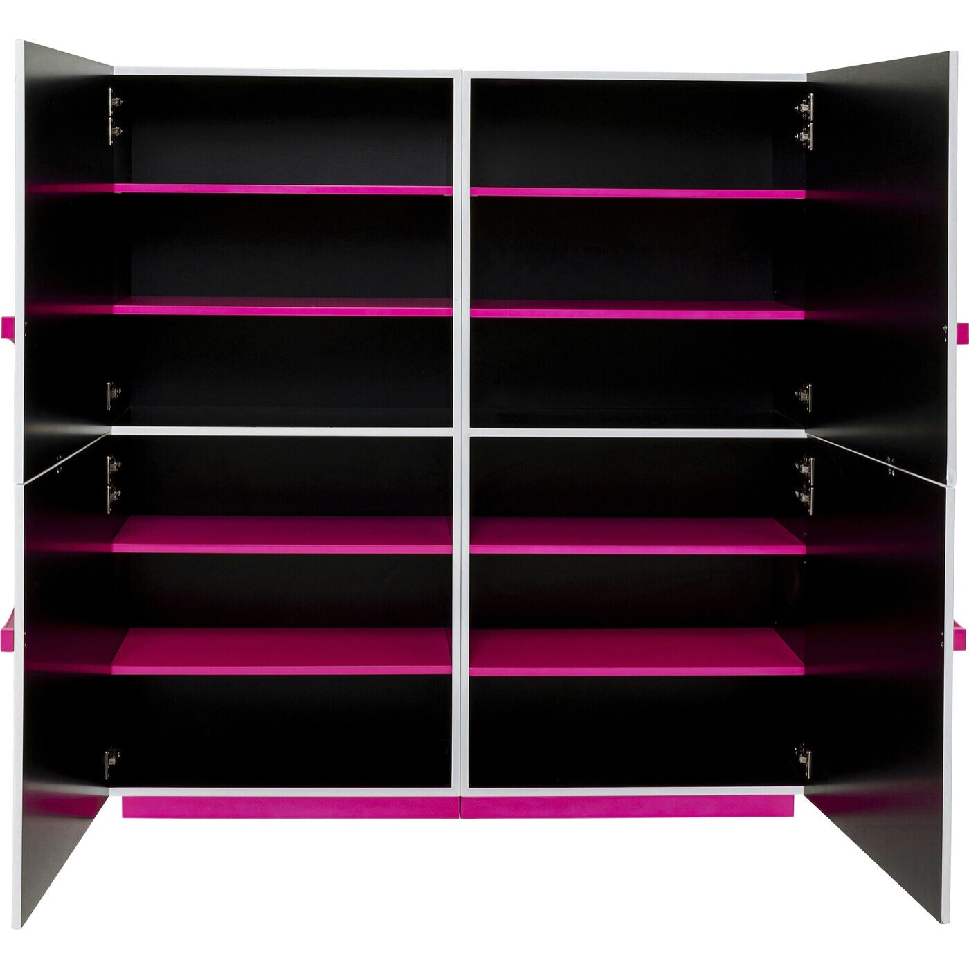 Armoire Tresor blanche et rose Kare Design